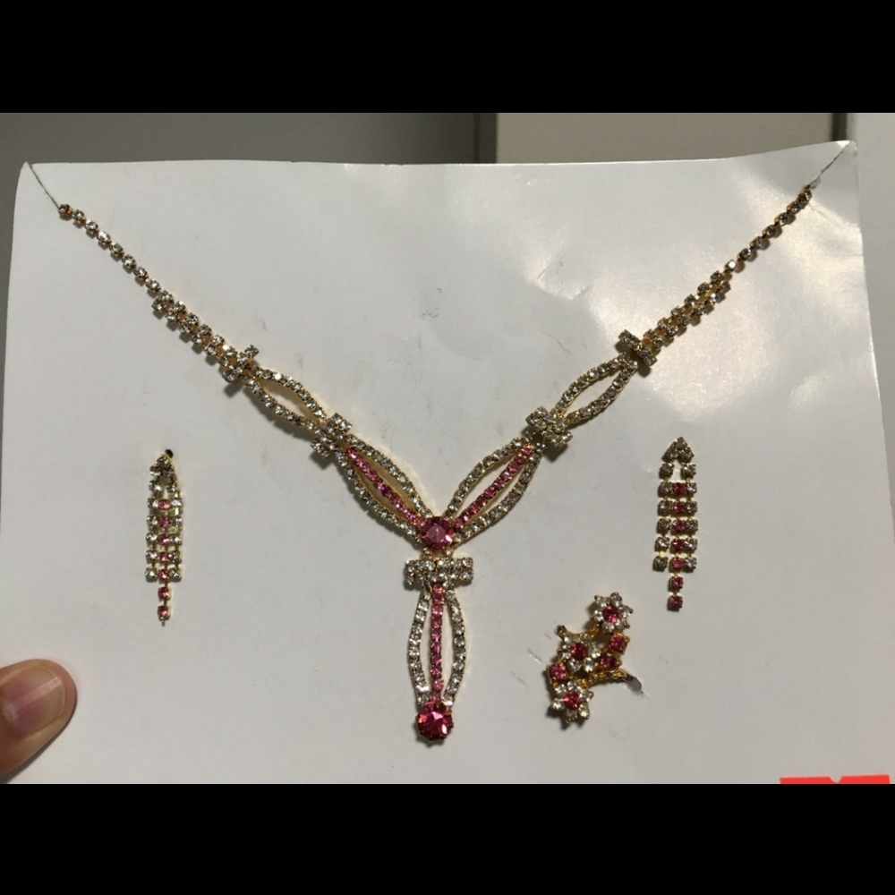 Unique Necklace, Earring, and Ring Set